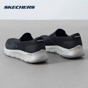 夏季 男鞋 2025新款 穿脱休闲鞋 百 斯凯奇 轻便透气运动鞋 Skechers