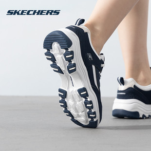 斯凯奇Skechers女鞋冬季新款熊猫鞋时尚厚底耐磨运动鞋女士休闲鞋