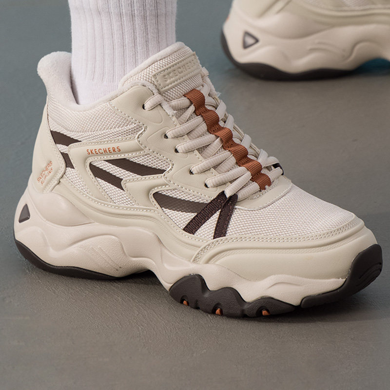 斯凯奇（Skechers）女鞋高帮加绒闪穿休闲鞋保暖加厚老爹鞋冬季新,运动鞋new,运动休闲鞋,淘宝优惠券,粉丝福利购,淘宝优惠卷