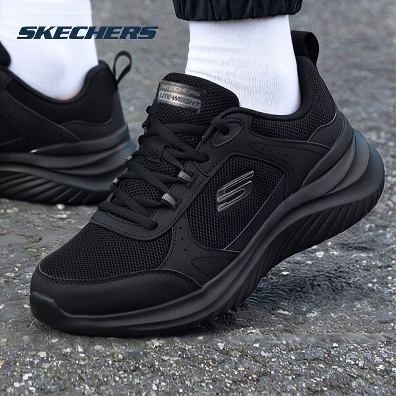 斯凯奇男鞋春季新款运动鞋官方正品休闲鞋软底通勤鞋黑武士跑步鞋,运动鞋new,运动休闲鞋,淘宝优惠券,粉丝福利购,淘宝优惠卷