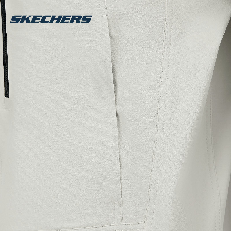 斯凯奇男装秋冬新款撞色梭织外套跑步训练上衣户外运动服男士夹