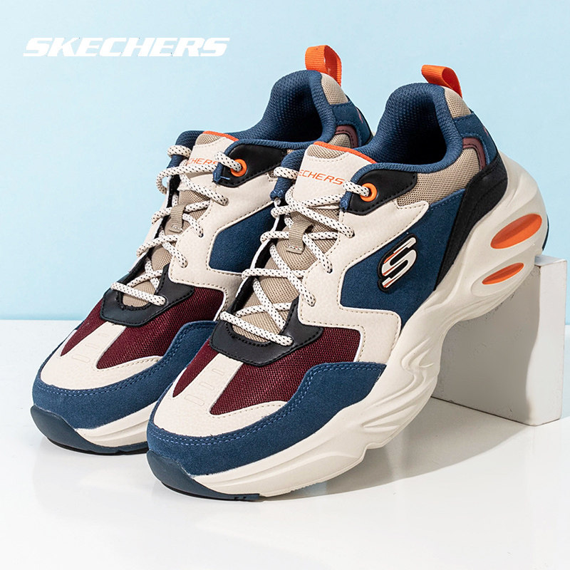 斯凯奇男鞋官方正品复古厚底运动鞋春季新款增高老爹鞋男款熊猫鞋,运动鞋new,运动休闲鞋,淘宝优惠券,粉丝福利购,淘宝优惠卷