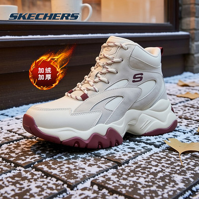 斯凯奇女鞋冬鞋加绒运动鞋2025