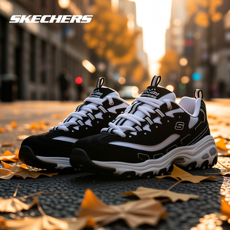 斯凯奇女鞋官方正品运动鞋厚底减震休闲鞋春季新款增高女士熊猫鞋,运动鞋new,运动休闲鞋,淘宝优惠券,粉丝福利购,淘宝优惠卷