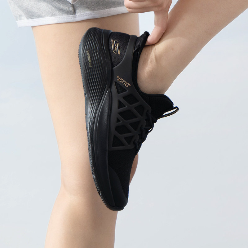 斯凯奇夏季新款女鞋网面透气跑步鞋轻便软底休闲鞋黑色运动鞋,运动鞋new,运动休闲鞋,淘宝优惠券,粉丝福利购,淘宝优惠卷