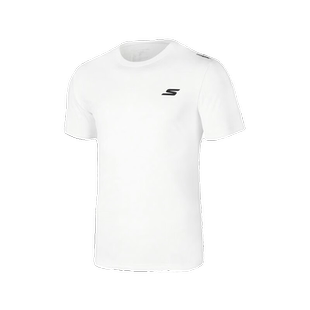 斯凯奇速干短袖男装夏季新款快干t恤官方运动半袖健身跑步薄上衣