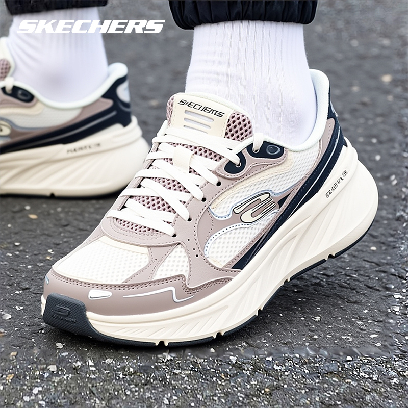 斯凯奇女鞋冬季新款闪穿跑步鞋