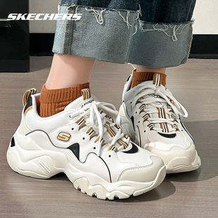 斯凯奇奶盖熊女鞋2026新款官方正品休闲鞋子厚底熊猫鞋女款运动鞋