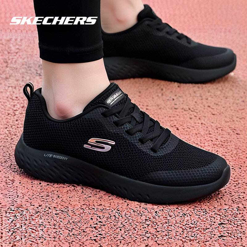 斯凯奇女鞋2026新款运动鞋全黑色跑步鞋网面休闲鞋软底鞋女款鞋子