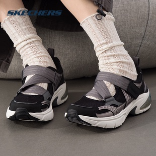 耐磨时尚 新款 复古玛丽珍魔术贴休闲 2025夏季 Skechers斯凯奇女鞋