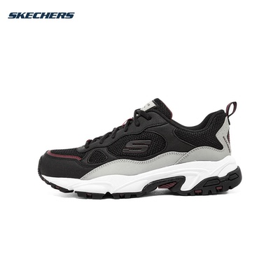 Skechers斯凯奇D'LITES系列 复古绑带运动鞋男2025新款厚底老爹