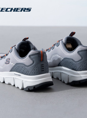 斯凯奇徒步鞋男鞋秋季新款运动鞋轻便缓震休闲鞋健步鞋237704