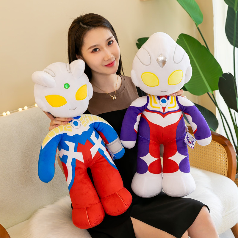 迪迦奥特曼超大号毛绒公仔儿童
