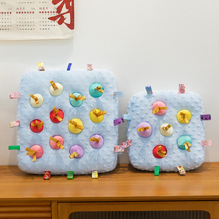 仿真种地拔萝卜毛绒玩具萝卜坑启蒙益智玩偶彩色生日礼物婴儿玩具