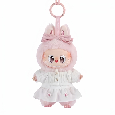POPMART泡泡玛特毛球派对系列mokoko搪胶毛绒挂件吊卡手办乐园