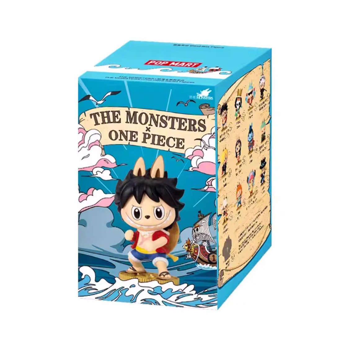 【活动】POPMART泡泡玛特拉布布海贼王 labubu航海王联名盲盒路飞