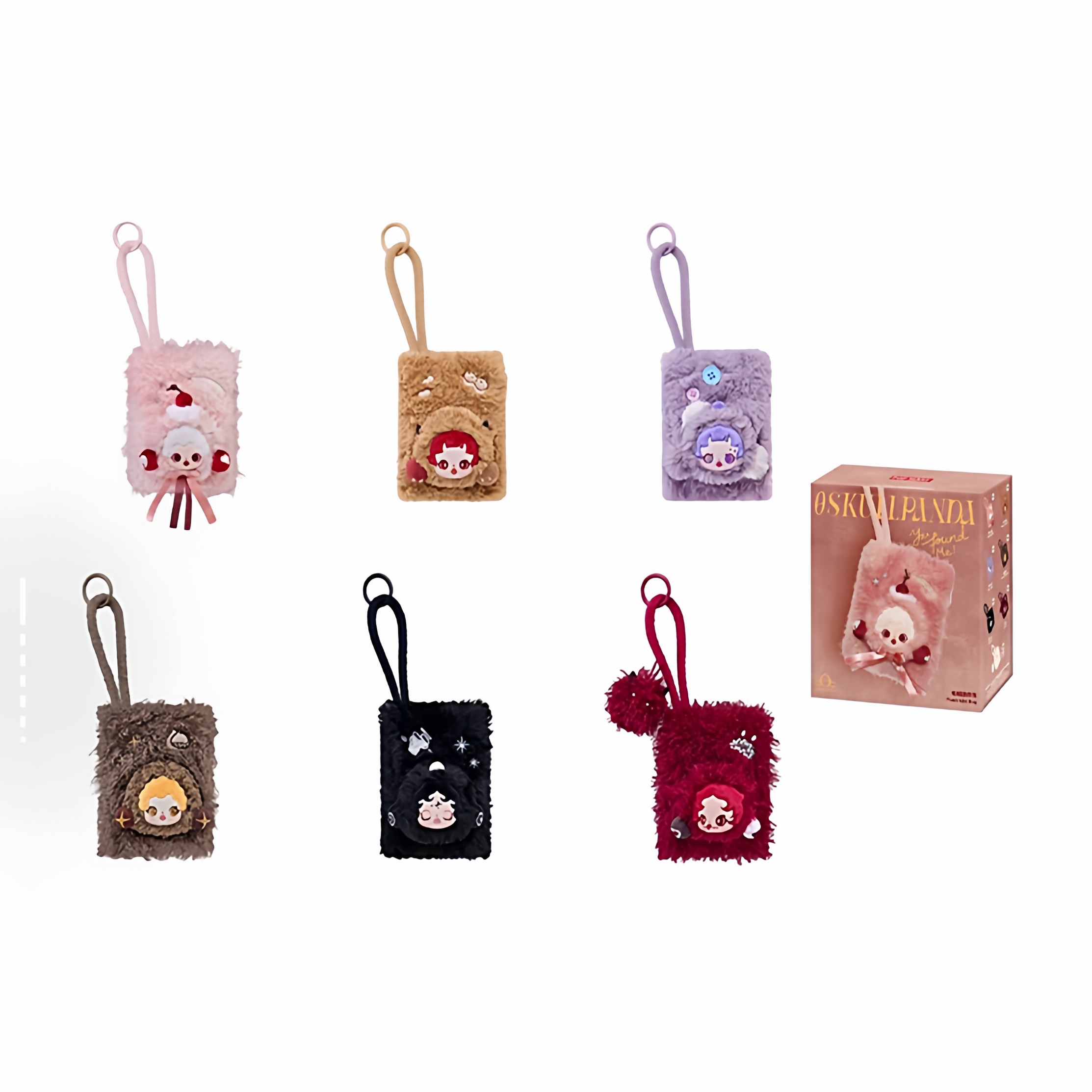 POPMART泡泡玛特SKULLPANDA不眠剧场系列毛绒迷你包盲盒送礼潮玩