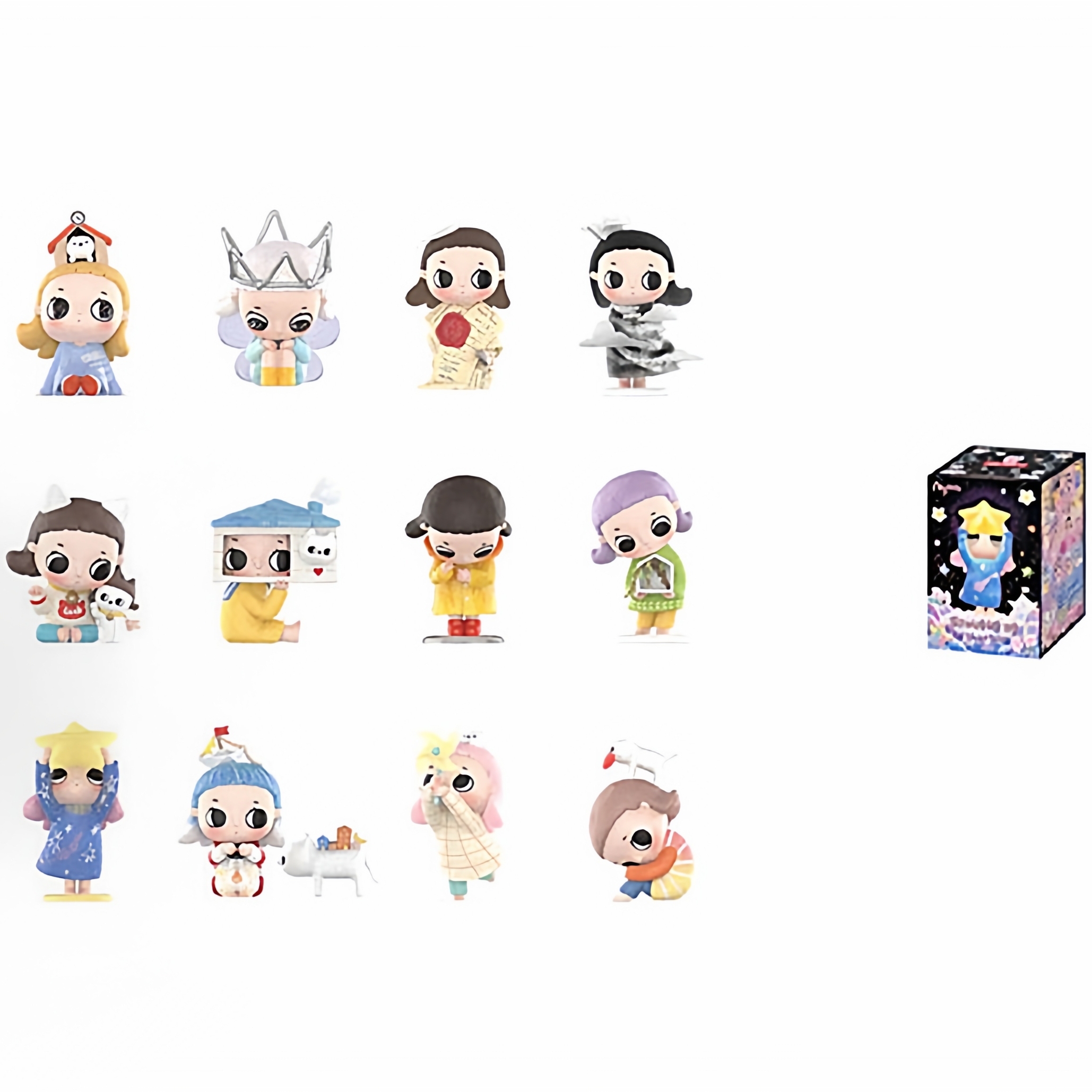 POPMART泡泡玛特Nyota自在生长系列盲盒手办端盒潮流玩具圣诞礼物