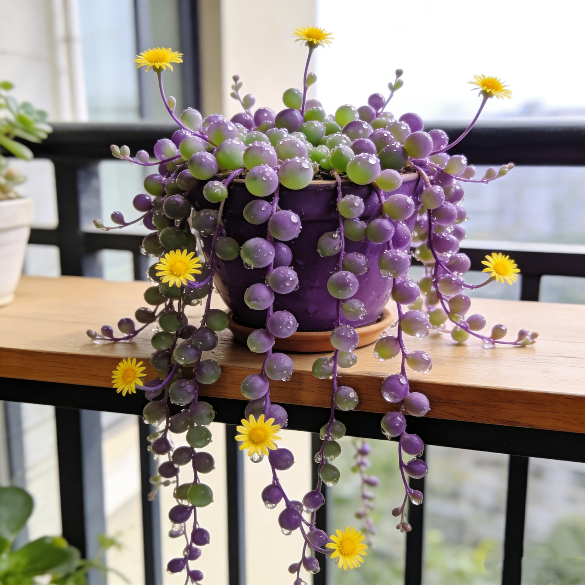 多肉植物紫葡萄玄月吊兰室内阳台垂吊花卉四季好养绿植盆栽精品