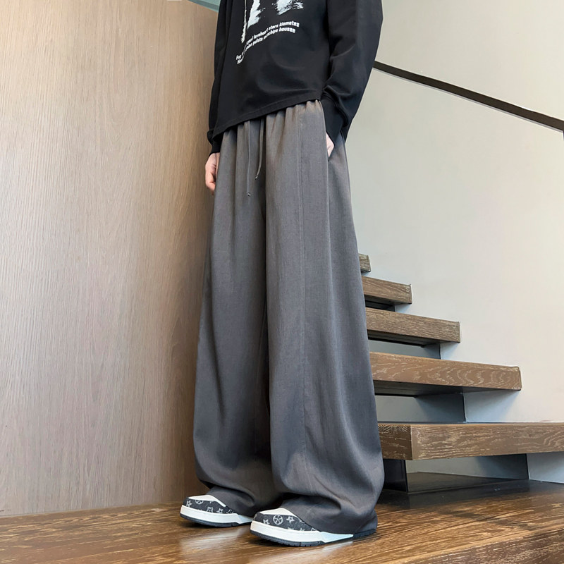 青少年宽松休闲裤12大童13初中学生14男孩15岁春季运动裤直筒卫裤