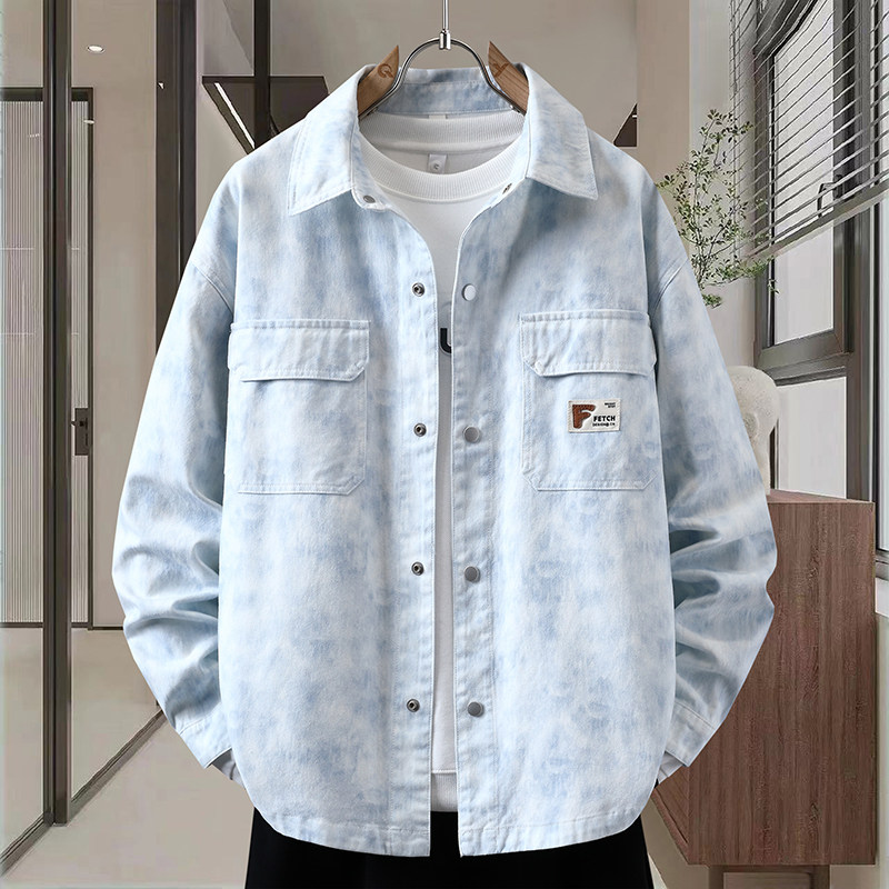 春季男孩衬衣外套12青少年14大童帅气夹克15岁初高中学生宽松衬衫,童装/婴儿装/亲子装,儿童牛仔衬衫,淘宝优惠券,粉丝福利购,淘宝优惠卷