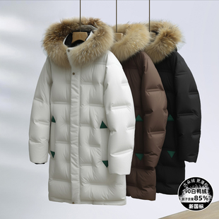 13初中学生加厚羽绒服12潮流15岁男孩大童冬季14青少年中长款外套