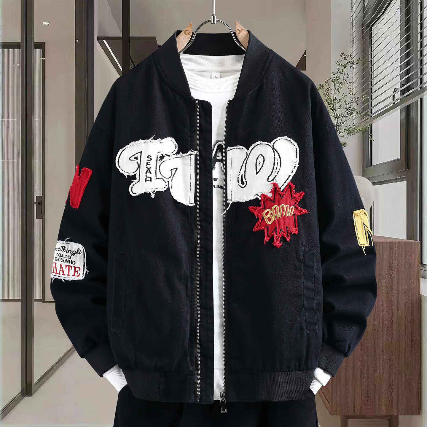 春季13青少年棒球领牛仔外套男孩15岁初中学生潮流帅气14大童夹克,童装/婴儿装/亲子装,儿童牛仔外套,淘宝优惠券,粉丝福利购,淘宝优惠卷