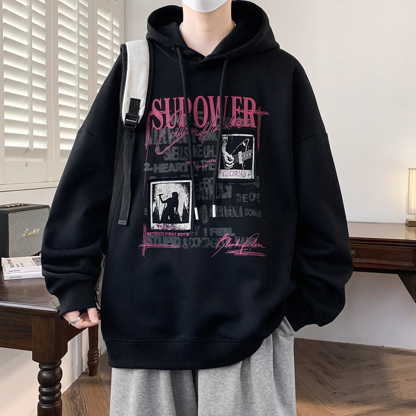 春秋季潮流宽松卫衣男孩12-15岁初中学生帅气青少年大童16长袖t恤,童装/婴儿装/亲子装,卫衣/绒衫,淘宝优惠券,粉丝福利购,淘宝优惠卷