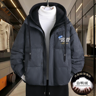 冬季13初中学生潮流宽松羽绒服14男孩子冬装15青少年16岁大童棉袄