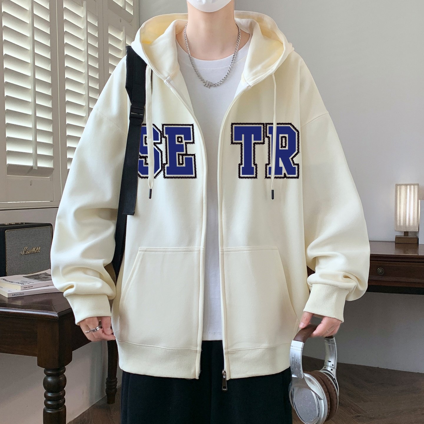 春秋季13青少年卫衣开衫12岁男孩14初高中学生15大童春装运动外套