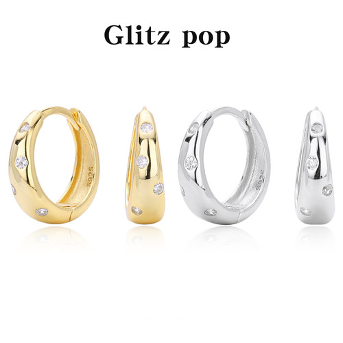 新款S925纯银耳环时尚简约百搭耳饰轻奢小众设计个性饰品