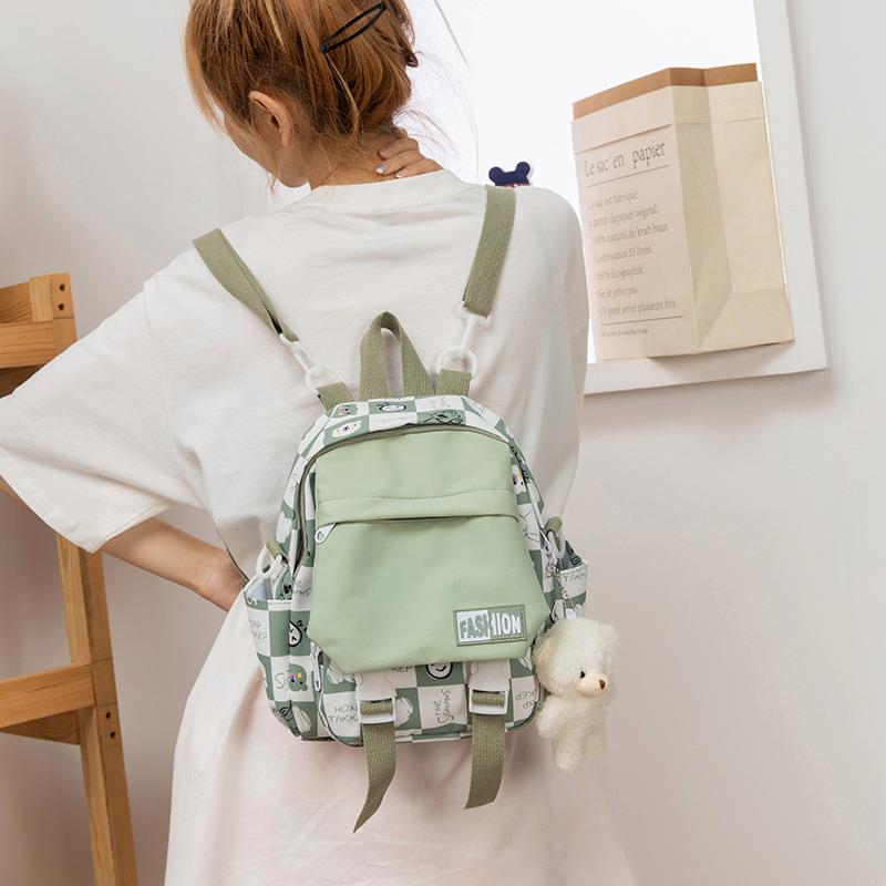 儿童双肩包女孩春游包可爱轻便旅行小学生出游休闲女童斜挎小背包