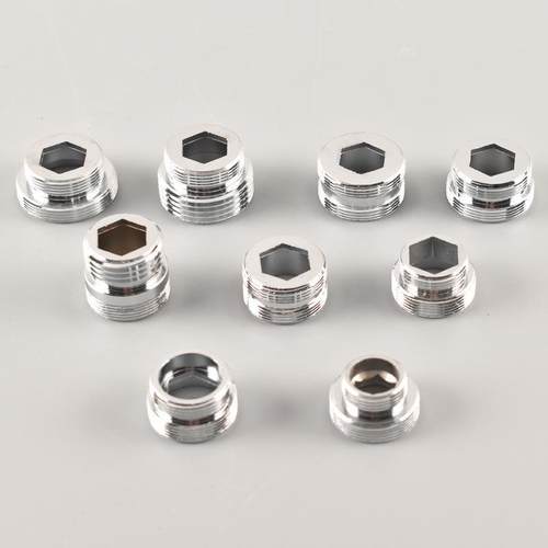 变径4/6分/M20/22/24/28/32mm内外细牙水龙头配件水嘴转换接头铜