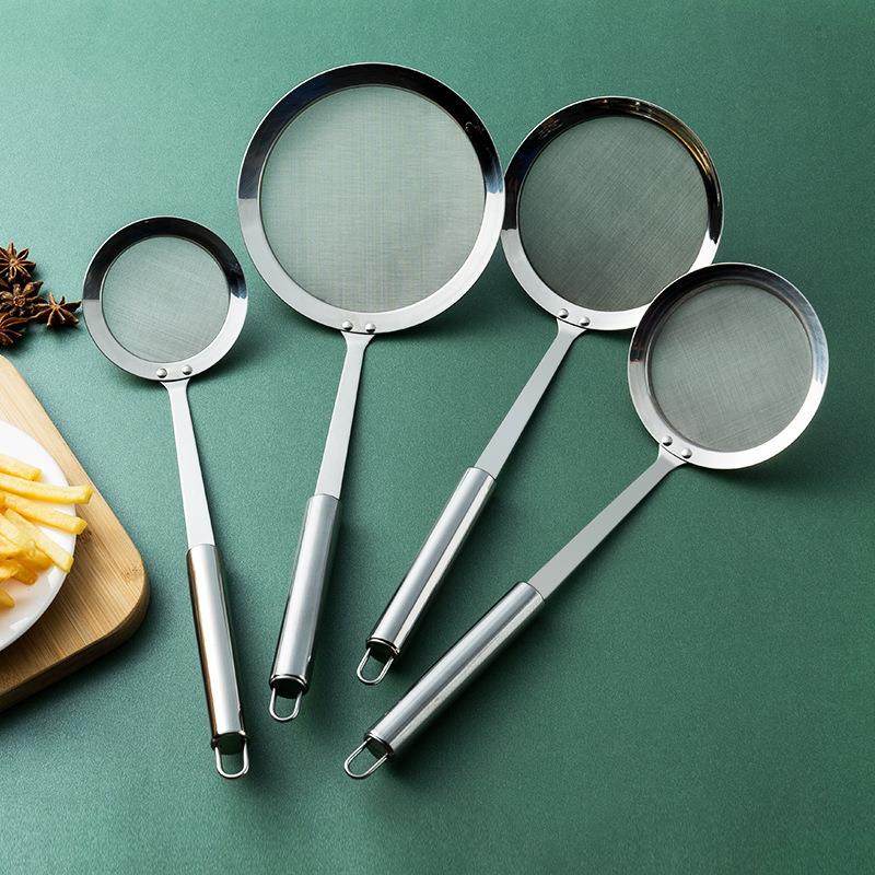不锈钢304网漏圆柄家用窄边宽边过滤网超细网筛厨房漏勺豆浆奶茶,厨房/烹饪用具,漏勺/滤网勺,淘宝优惠券,粉丝福利购,淘宝优惠卷