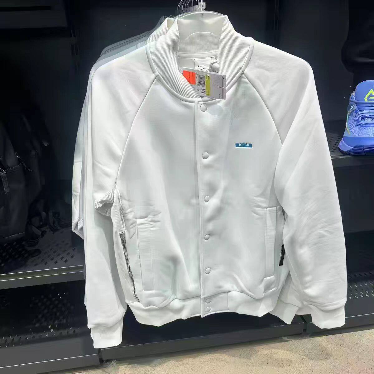 Nike耐克男装 简约舒适运动休闲百搭棒球领夹克外套FZ1035-121