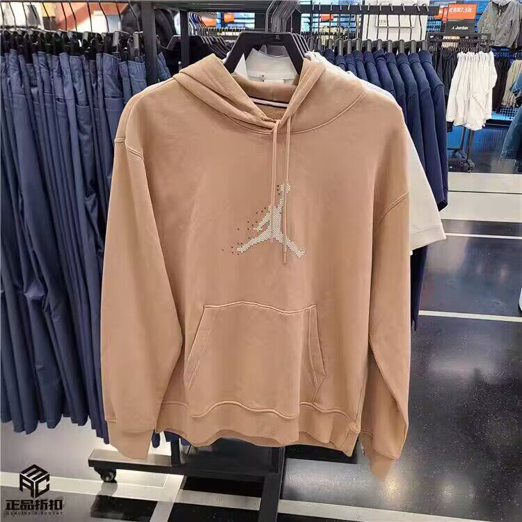 耐克 Air Jordan ESS 男子秋冬加绒保暖连帽针织卫衣 FD7466-200