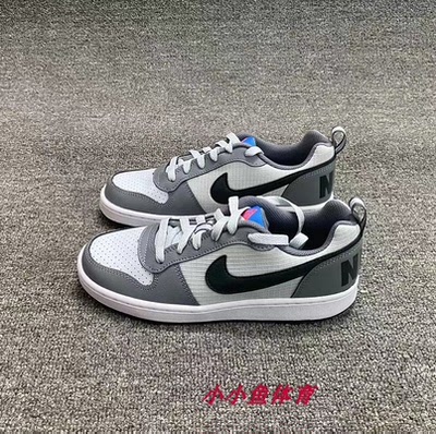 NIKE灰黑蓝女子休闲滑板鞋低帮