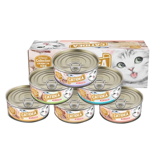 泰国进口猫乐适猫罐头85g*6罐白肉罐头口味混拼 湿粮成幼猫猫零食