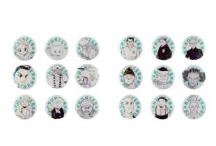 【代购】预售 JS 全职猎人 全明星 全息闪徽章 受注 18-35