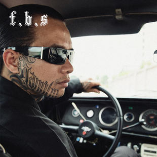 小众美式奇卡诺Chicano Gangsta西海岸腰果花匪帮嘻哈说唱墨镜