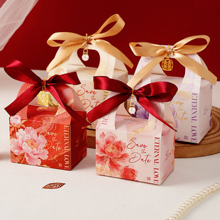 婚礼喜糖专用包装盒高级感糖盒结婚喜糖礼盒2026喜糖盒新款空盒子