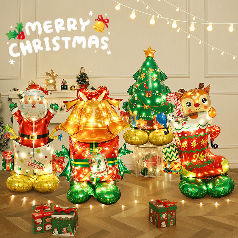 圣诞节气球装饰布置道具