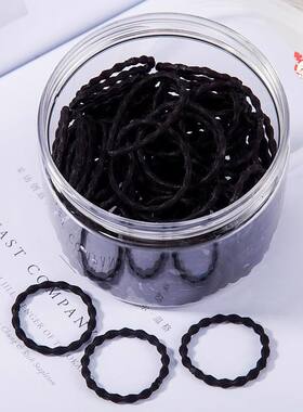 简约橡皮筋女盒装100根橡皮筋