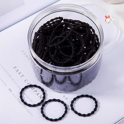 简约橡皮筋女盒装100根橡皮筋