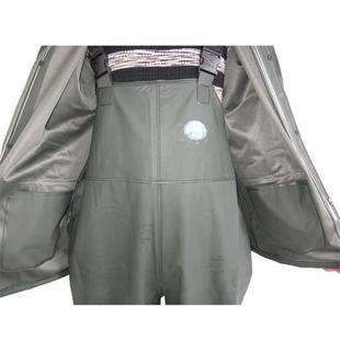 姜太公不带雨鞋吊带裤防水背带雨裤洗车裤船上雨衣雨裤雨鞋下水裤