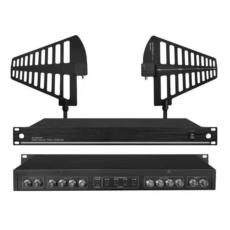 飞威无线话筒天线放大器专业舞台演出校园操场麦克风信号增强器