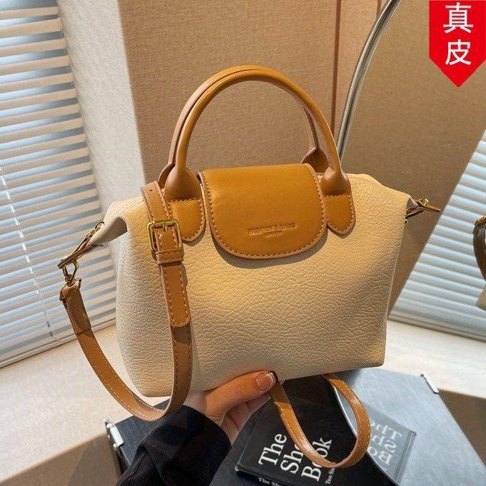 质感包包2026单肩真皮复古斜女简约小方包包森系春夏挎时尚港风女