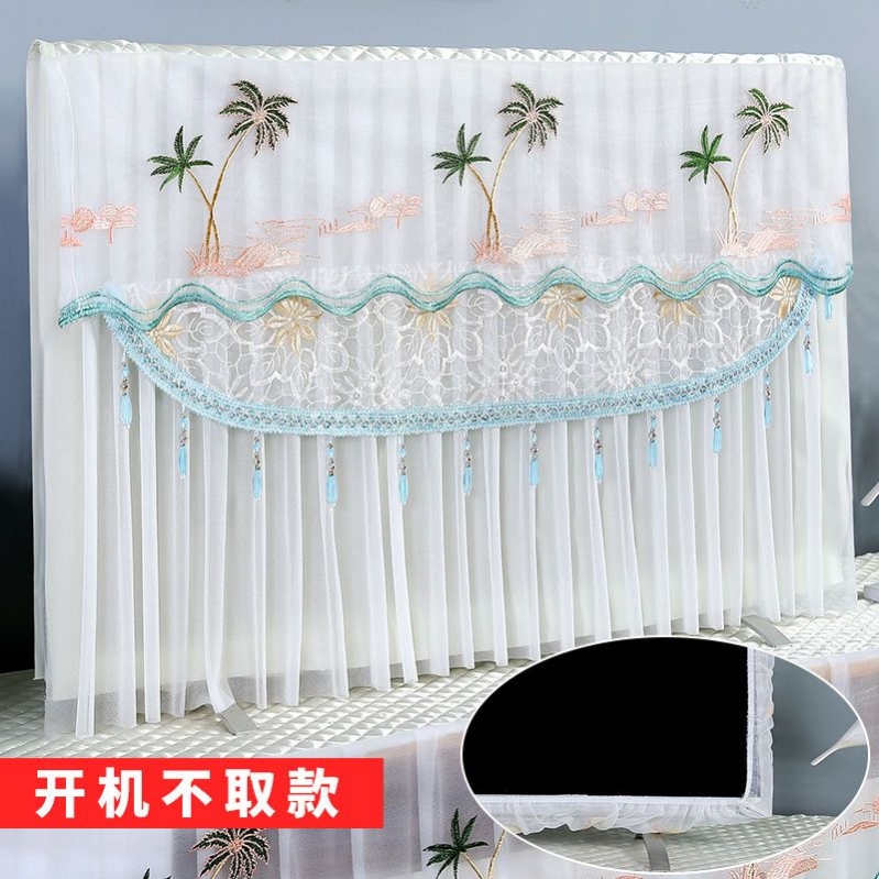 电视机防尘罩2025年新款45寸55寸65液晶电视盖巾挂式通用盖布