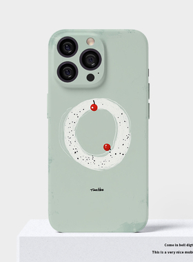 夏日樱桃iphone16Promax苹果手机壳新款14pro韩国菲林二合一13小众12卡通原创女11pro可爱XSmax全包防摔保