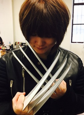 高强度1:1金刚狼爪子cos影视道具万圣节武器X战警狼叔 金刚狼爪子